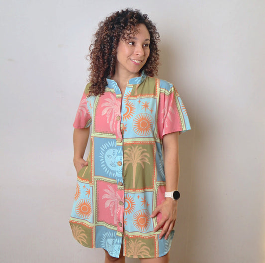 Viaja ligero con Bluson Refugio Tropical. Úsalo para dormir, una salida casual o en la playa